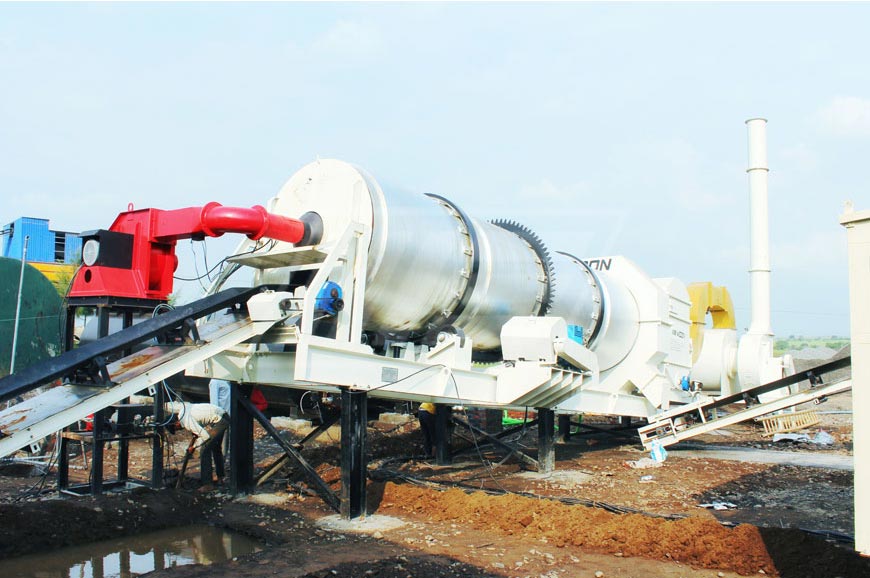 Double Drum and Counter Flow Asphalt Plant in Nigeria